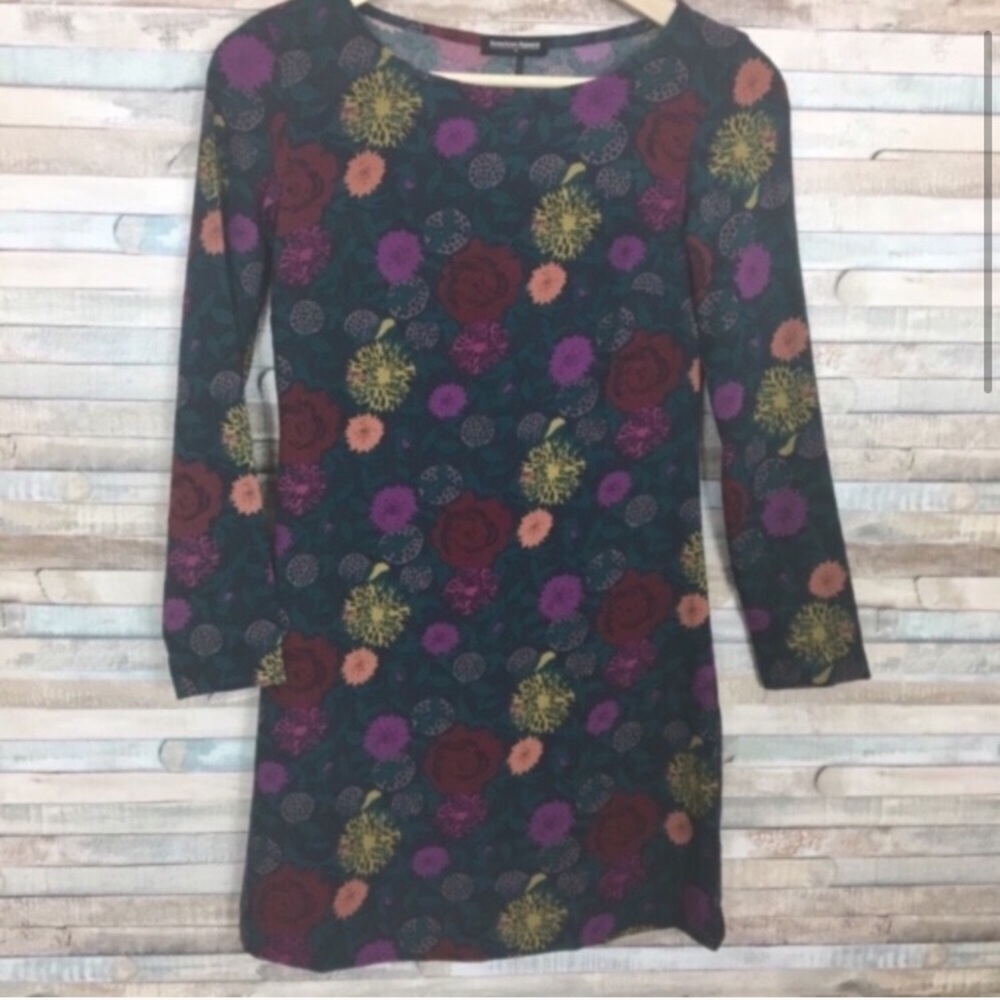 🌟 American Apparel floral crepe sheath dress